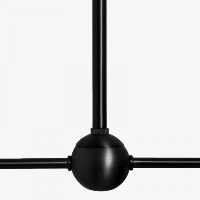 Ruffmeto Ruffled Shade Metal Frame Chandelier for Dining, Entry and Living Room HL1869