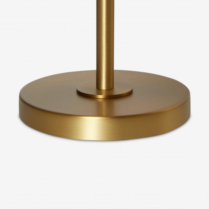 Ruffmeto Transitional Slim Table Lamp - Sculptural Shade Lighting for Living Room or Bedroom HL1851