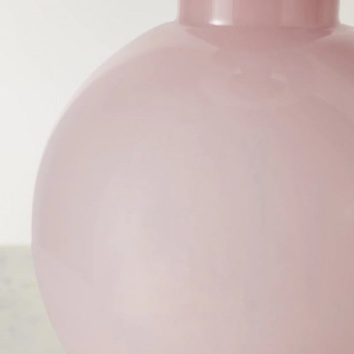 Savara Minimalist Table Lamp - Clean Glass Form with Fabric Shade for Bedrooms HL1900