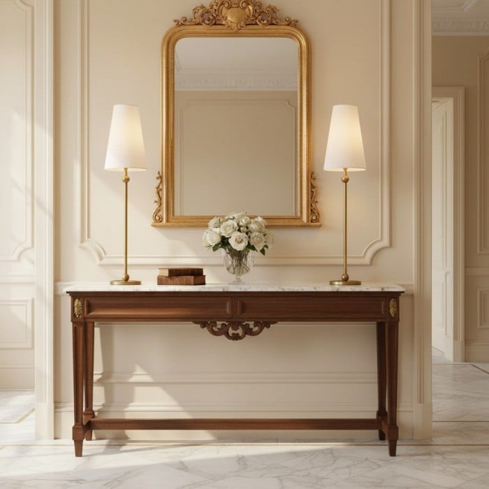 Serena järnbordslampa - Rena linjer och en mjuk linneskärm för hemmakontoret eller sängkanten HL1980