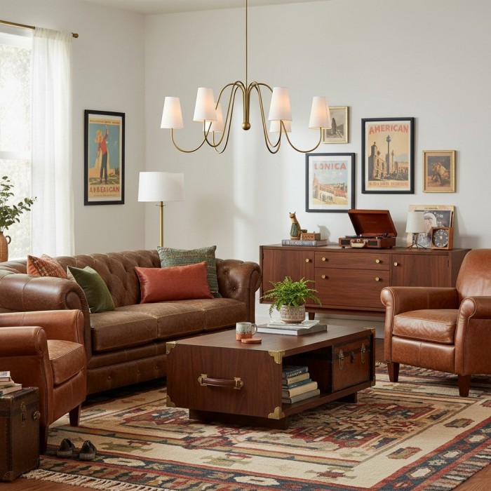 Serena Vintage Metall-Kronleuchter - Mehrarmiger Kronleuchter für den Wohnbereich HL1966