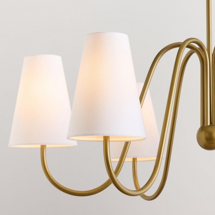 Serena Vintage Metall-Kronleuchter - Mehrarmiger Kronleuchter für den Wohnbereich HL1966