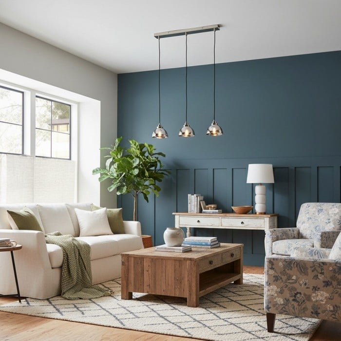 Shimmera 3-flammige lineare Pendelleuchte – Spiegelglasschirme mit moderner Nickeloberfläche für Esszimmer HL2074