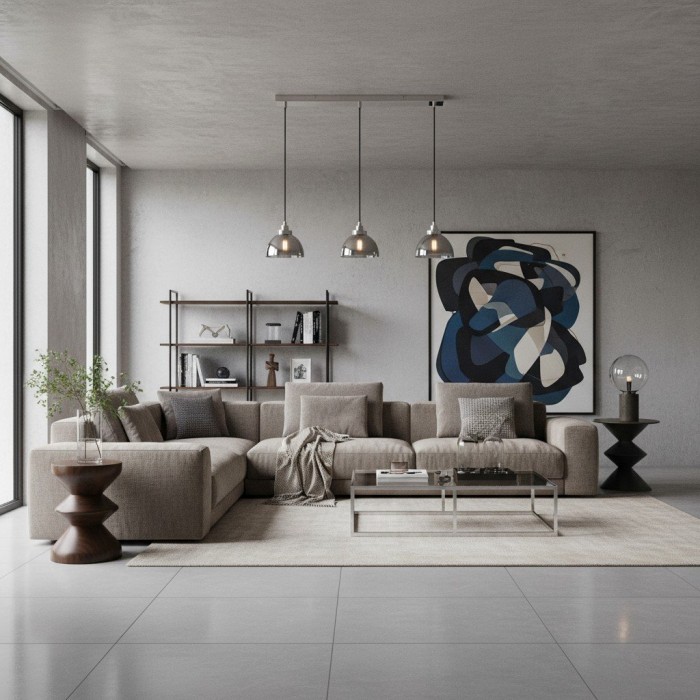 Shimmera 3-flammige lineare Pendelleuchte – Spiegelglasschirme mit moderner Nickeloberfläche für Esszimmer HL2074