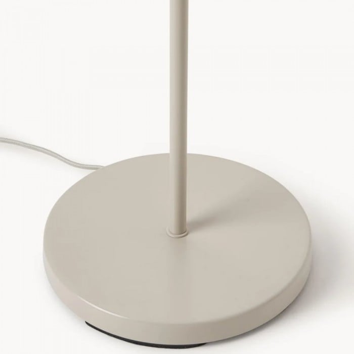 Lámpara de pie Velura Stand - Pantalla de lino beige y base de metal HL2272