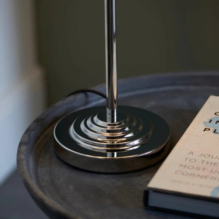 Lampa stołowa Tela 1- i 3-punktowa – nowoczesna, lniana i metalowa, do łóżka lub salonu HL2043