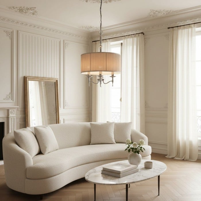 Tela 3-Light Pendant Lamp - Elegant Multi Arm Hanging Light for Living & Dining Spaces HL2016