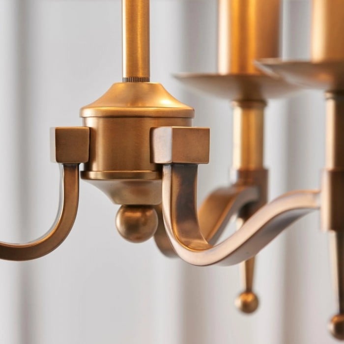 Tela 3-Light Pendant Lamp - Elegant Multi Arm Hanging Light for Living & Dining Spaces HL2016