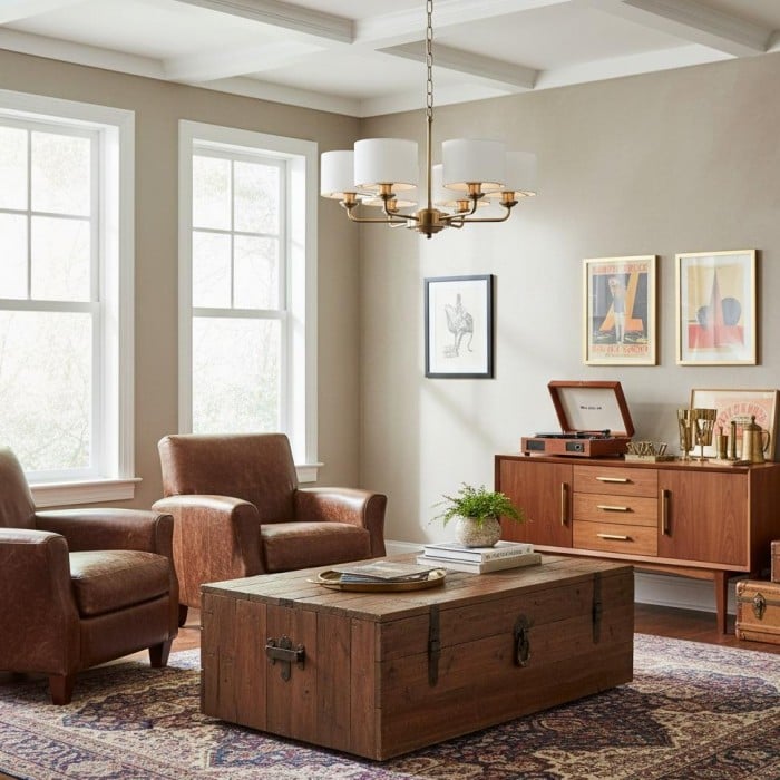 Antieke Tela kroonluchter met meerdere armen - Elegante designkroonluchter voor thuisinterieurs HL2247