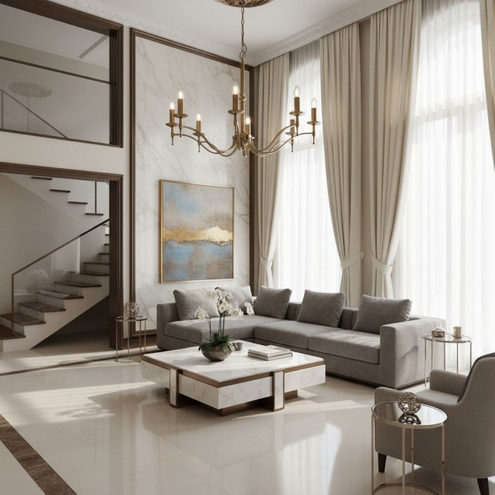 Tela Kroonluchter van messing en nikkel - Elegante multi-lichtarmatuur voor hallen en keukens HL2020