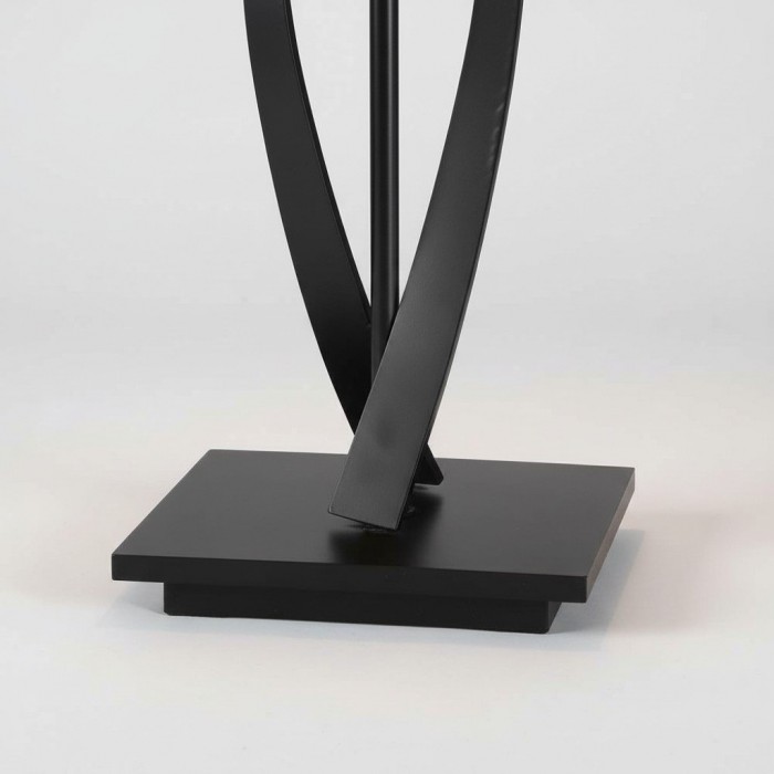 Lámpara de mesa cónica TF Allanton - Vidrio geométrico vintage para mesita de noche y estudio HL2050