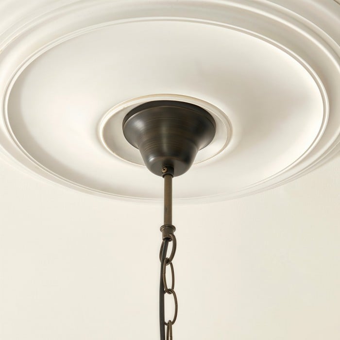 TF Botanica Floral Glazen Hanglamp - Vintage Hanglamp voor Open Ruimtes HL2188