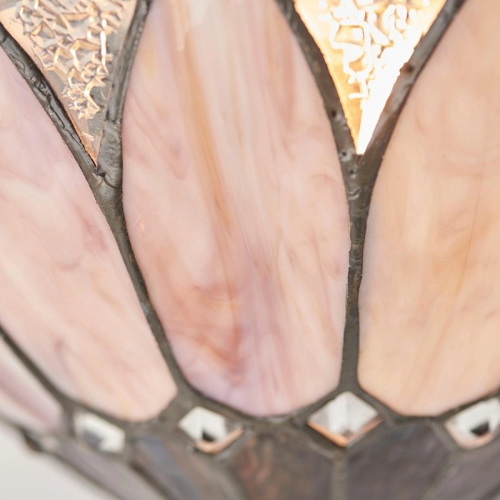 Applique da parete elegante TF Brooklyn - Applique da parete in vetro Art Déco per soggiorno o corridoio HL2007