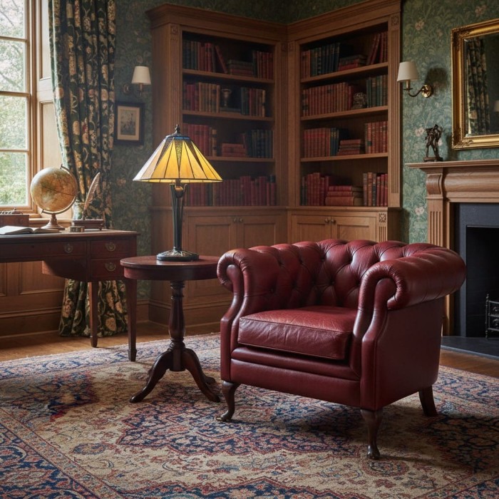 TF Dark Star Tiffany-stijl tafellamp met geometrische kap voor slaapkamer en accentverlichting HL2170