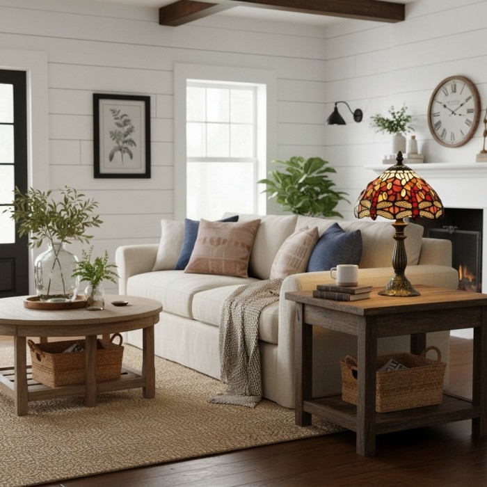 Dekoracyjna lampa stołowa TF Harken Jewel – zachwycający szklany design, idealny do sypialni lub salonu HL2141