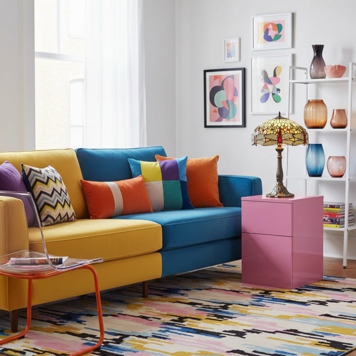 Dekoracyjna lampa stołowa TF Harken Jewel – zachwycający szklany design, idealny do sypialni lub salonu HL2141