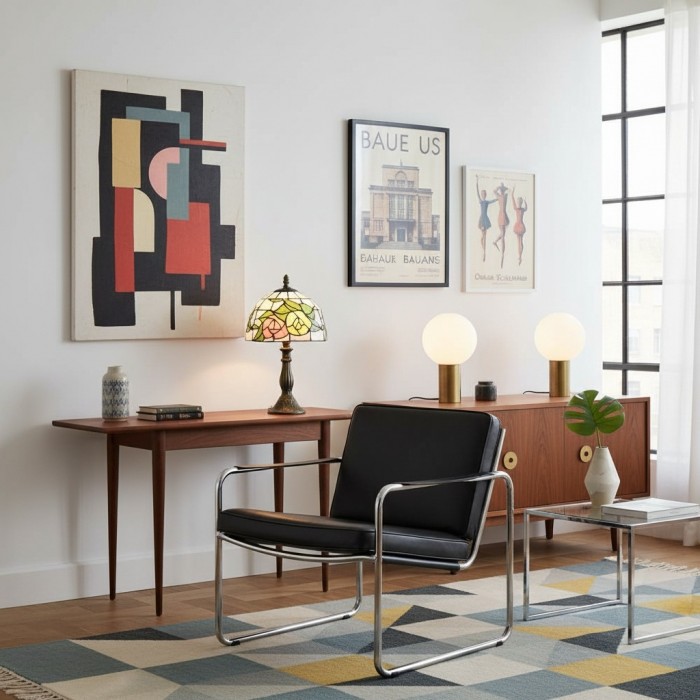 Dekoracyjna lampa stołowa TF Harken Jewel – zachwycający szklany design, idealny do sypialni lub salonu HL2141