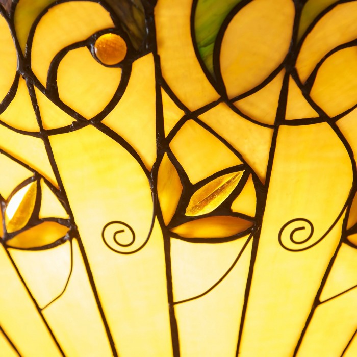 TF Jamelia Light - Plafonnier en verre décoratif - Style intemporel pour couloir HL2242