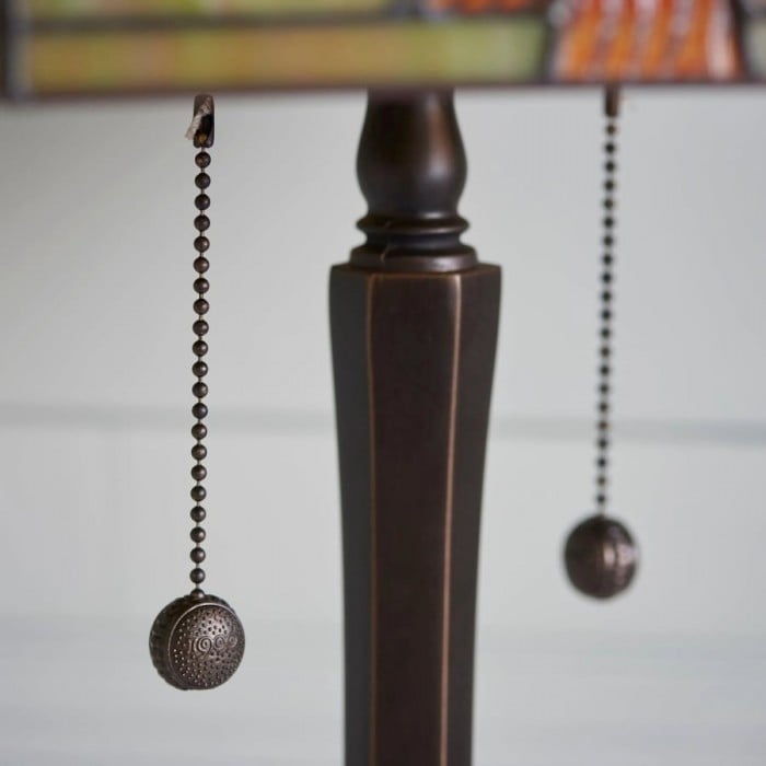 TF Nevada Geometric Stained Glass Table Light - Table Lamp for Living Rooms and Bedrooms HL2131