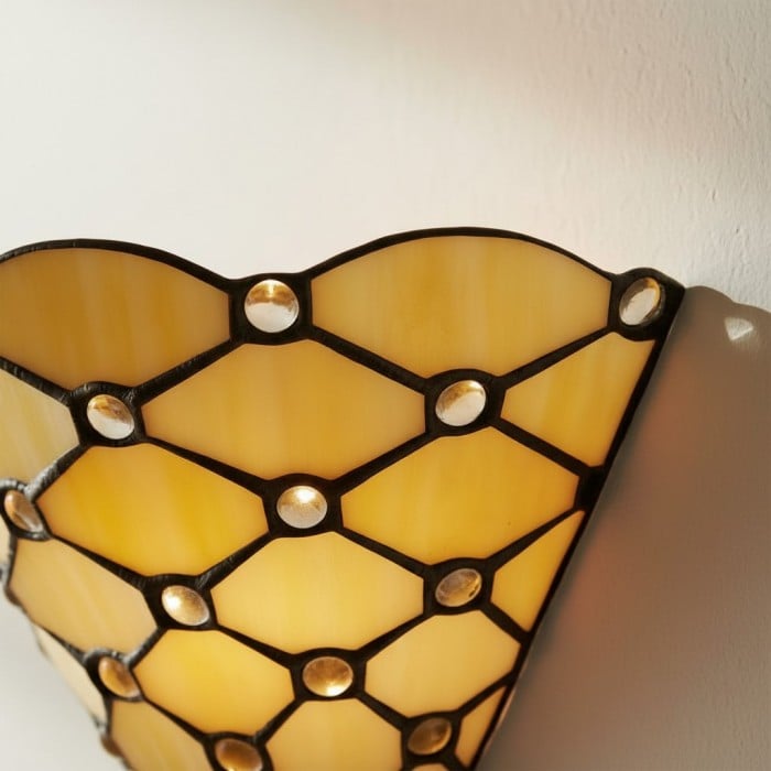 Applique da parete in vetro elegante TF Pearl - Applique da parete per soggiorno, camera da letto o corridoio HL2018