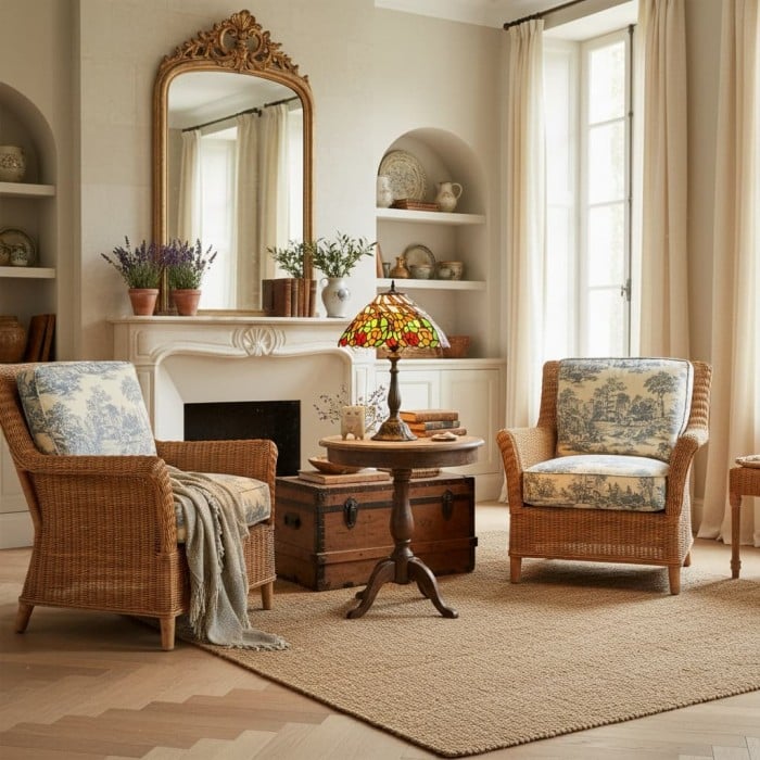 Elegancka lampa witrażowa TF Sorenia – ręcznie robiona lampa stołowa Tiffany do wnętrz domowych HL2085