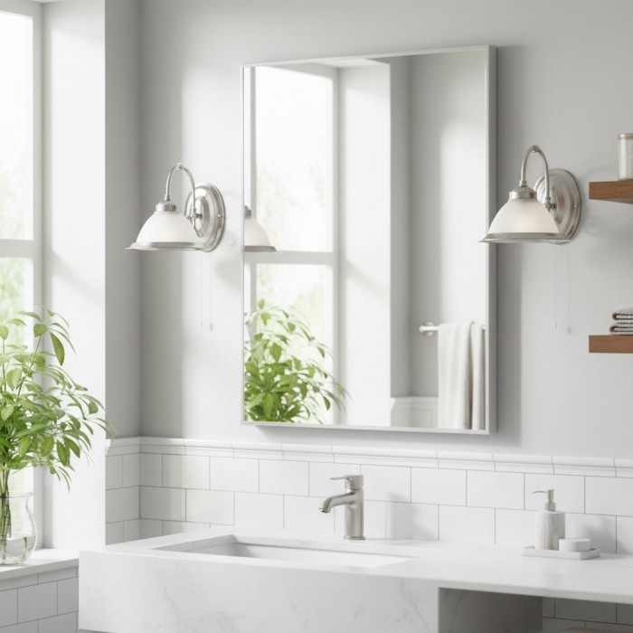 Lampada da parete in vetro rigato TF Vintora - Forma a campana industriale per sala da pranzo e corridoio HL2202