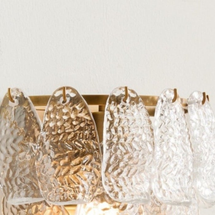 Applique in vetro a più livelli Lumvey - Applique Art Déco per bagno e corridoio HL1995