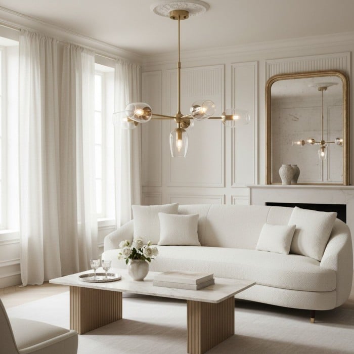 Serion Kristallen Glazen Hanglamp Moderne Kroonluchter - Opvallende Verlichting voor Horeca & Residentiële Ruimtes HL2150