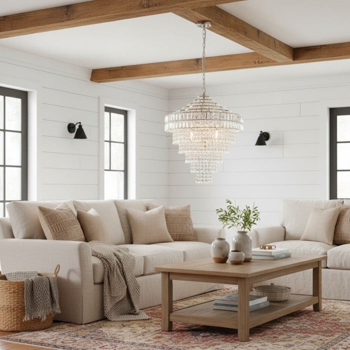 Lámpara colgante de cristal Virelis Style Luxe: iluminación ambiental para cocinas y espacios de hostelería HL2144