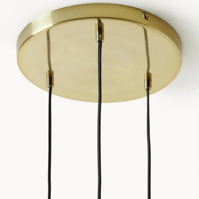 Lámpara colgante Tintora con globo de cristal de colores - Moderna de mediados de siglo para comedores o salas de estar HL1939