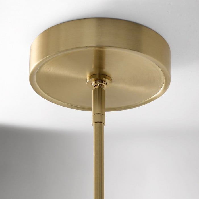 Vega Glass Mid-Century Modern Globe Chandelier with Glass Shades for Dining Room and Kitchen Island HL1971