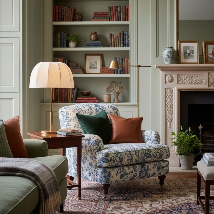 Vellaro Elegant Brass Table Lamp with Fabric Shade - Bedside Light for Contemporary Bedroom HL1877