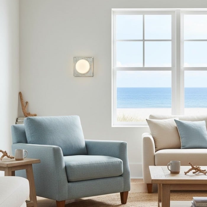 Applique murale Vellaro, design en verre et métal – Style intemporel pour l'éclairage de la cuisine et du bureau HL1880