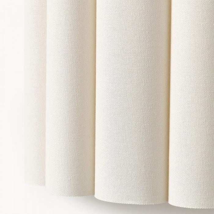 Applique da parete Velura Linen Fold - Tessuto con design plissettato morbido, illuminazione ambientale per camera da letto o