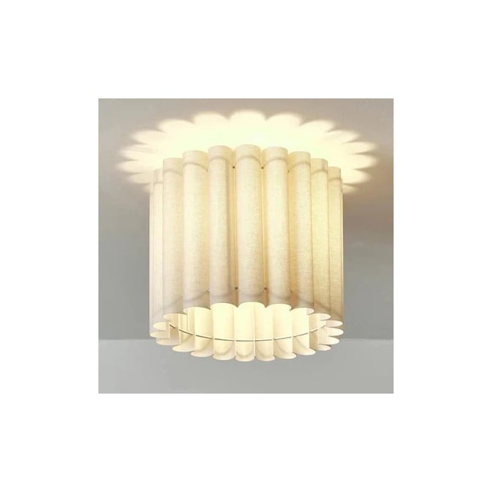 Velura Linen Shade Pendant - Modern Transitional Ceiling Light for Dining Rooms & Kitchens HL1996