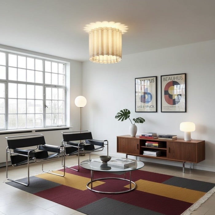 Velura Linen Shade Pendant - Modern Transitional Ceiling Light for Dining Rooms & Kitchens HL1996