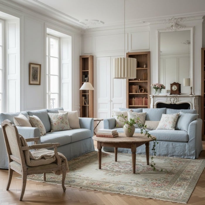 Suspension Velura - Abat-jour en lin beige pour salle à manger et salon HL2270