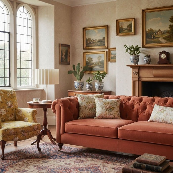 Velura Table Lamp - Beige Linen Shade in Light Beige HL2269