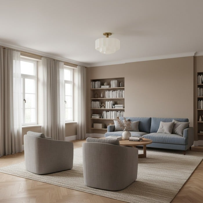 Lámpara empotrada Vexrona con pantalla de vidrio escalonado: iluminación contemporánea para dormitorios y pasillos HL1943