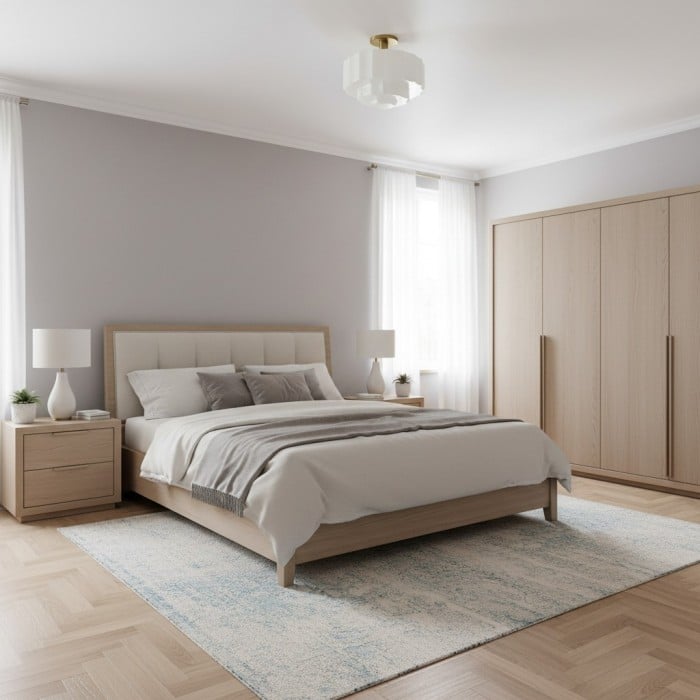 Lámpara empotrada Vexrona con pantalla de vidrio escalonado: iluminación contemporánea para dormitorios y pasillos HL1943