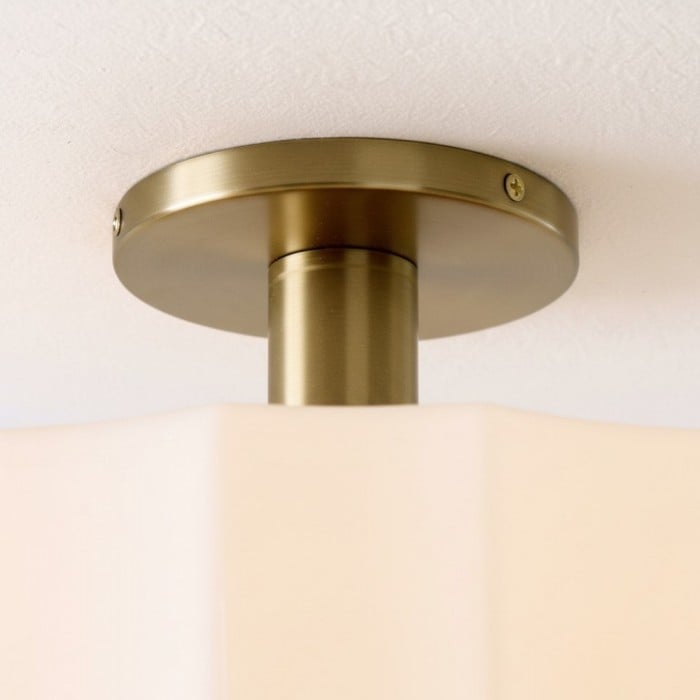 Lámpara empotrada Vexrona con pantalla de vidrio escalonado: iluminación contemporánea para dormitorios y pasillos HL1943