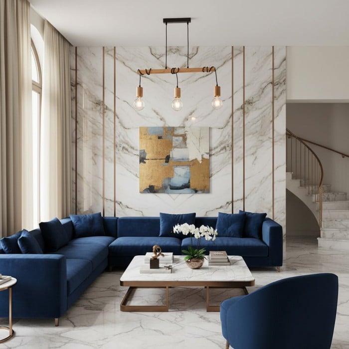 Virell Adjustable Linear Ceiling Light - 3‑Bulb Wooden and Metal Design for Kitchen Island or Office HL2064