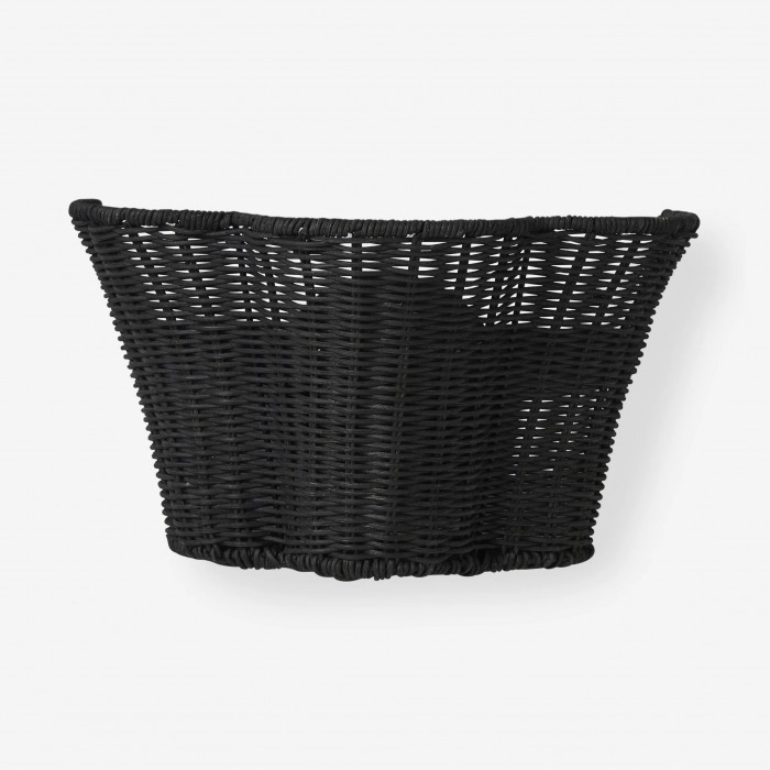 Applique murale tressée Wickara - Abat-jour festonné en forme de panier pour chambre à coucher HL1854