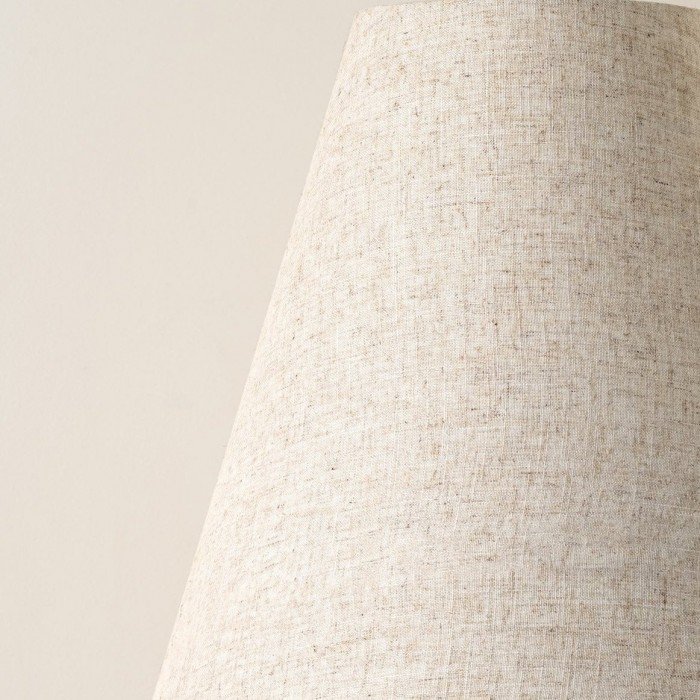 Zalen vloerlamp - Hanglamp met gelaagd linnen design en verouderd messing design voor de woonkamer HL1917