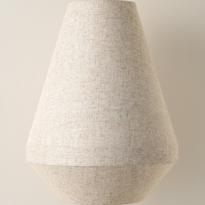 Zalen vloerlamp - Hanglamp met gelaagd linnen design en verouderd messing design voor de woonkamer HL1917