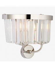 Applique murale d'extérieur Boxar - Structure en métal et verre transparent pour porches ou entrées HL2214