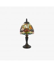 Ceruna Ceramic Table Lamp - Tapered Linen Shade Wax Resist for Bedroom HL1904