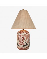 Ceruna Cone Shaded Table Lamp - Elegant Fabric for Living Room and Entryway HL1899
