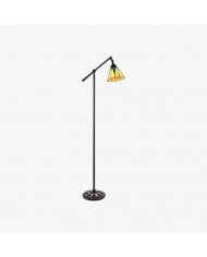 Lampadaire Duova à 4 lumières - Lampadaire avec abat-jour en tissu pour coins lecture ou espaces de vie HL1898