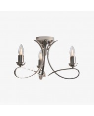 Glissora plafondlamp met reflecterend glas, halfverzonken - Sculpturaal ontwerp, veelzijdige afwerking voor gangen en eetkamers